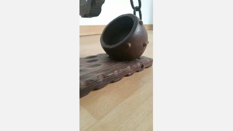 Mini Garrafeira em madeira e ferro