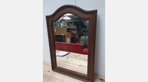 Espelho madeira castanho vintage